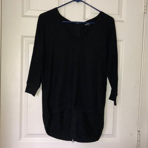 Express V-Neck 3/4 Sleeve Sweater